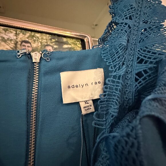 Beautiful applique Adelyn Rae drop waist dress- XL - never worn!! With tags - Picture 3 of 4